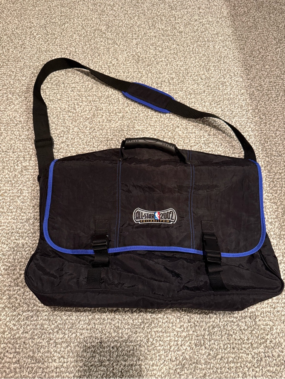 Vintage 2002 NBA All Star Game Philadelphia Messenger Bag